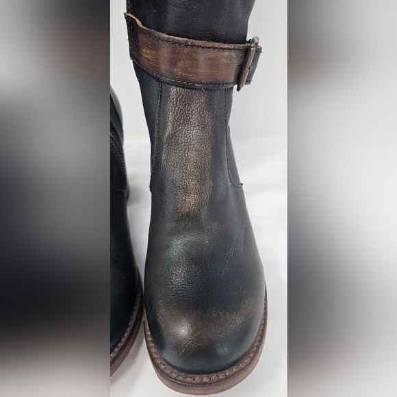 Freebird Women's Holland Distressed Brown Western Round Toe Tall Boots Size 8 - Picture 3 of 16